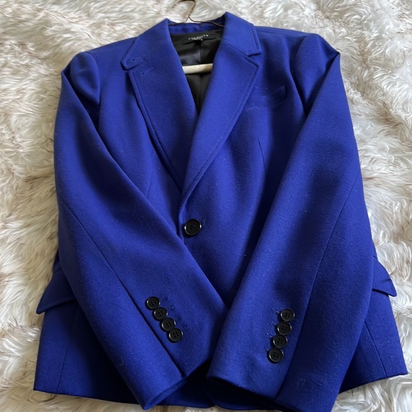 Talbots royal blue wool jacket. - Picture 6 of 12